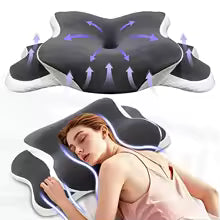 Cervical Memory Foam Pillow – Orthopedic Neck Support for Pain-Free Sleep