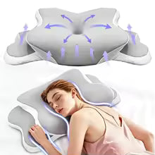 Cervical Memory Foam Pillow – Orthopedic Neck Support for Pain-Free Sleep